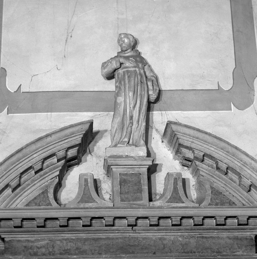Sant'Antonio da Padova (statua, elemento d'insieme) - ambito veneto (sec. XVIII)