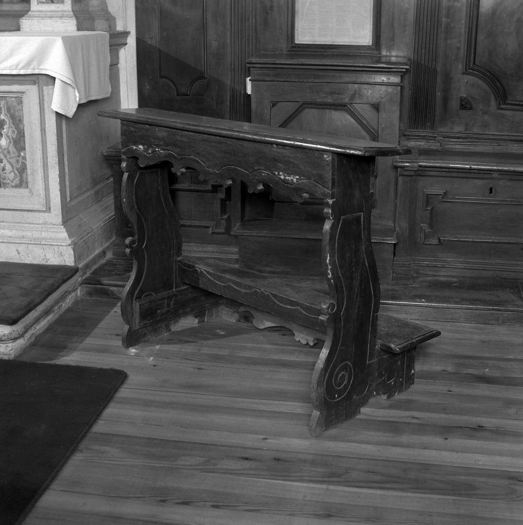 inginocchiatoio - ambito veneto (secc. XVIII/ XIX)