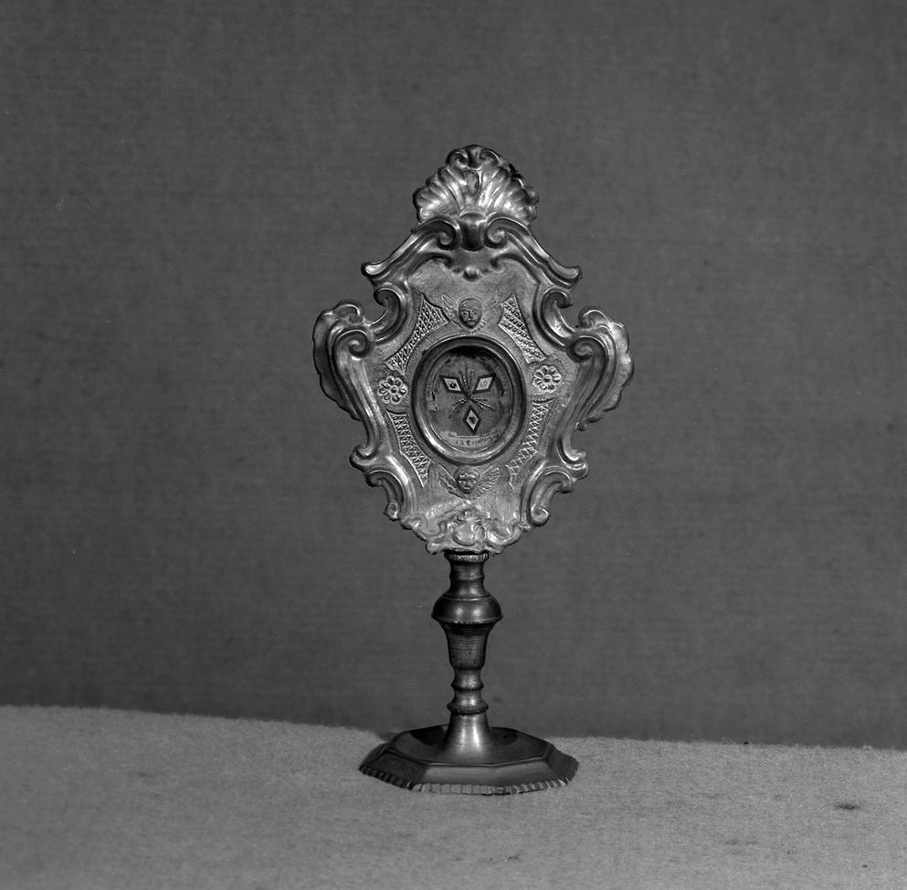 reliquiario - a ostensorio - ambito veneto (sec. XIX)