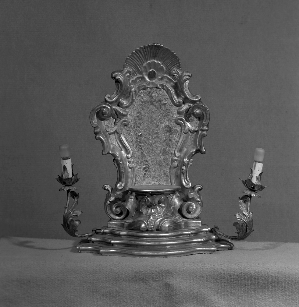 tronetto per esposizione eucaristica - ambito veneto (prima metà sec. XVIII, sec. XX)