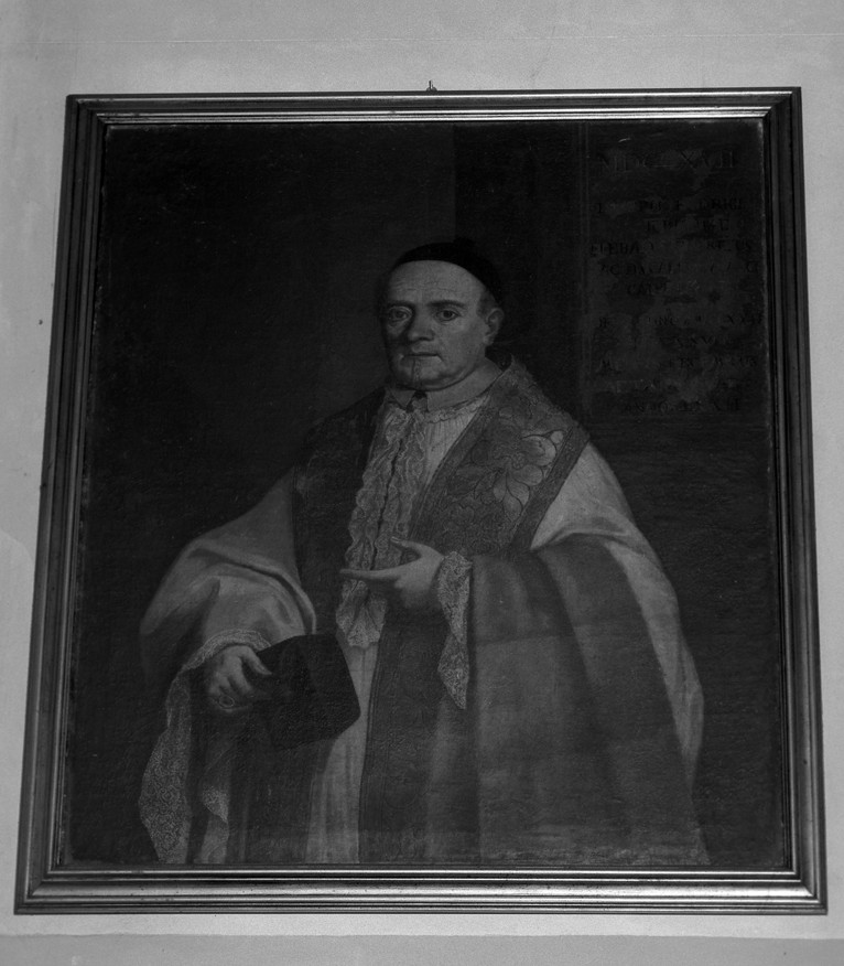 ritratto a mezza figura di prelato (dipinto) - ambito veneto (sec. XVIII)