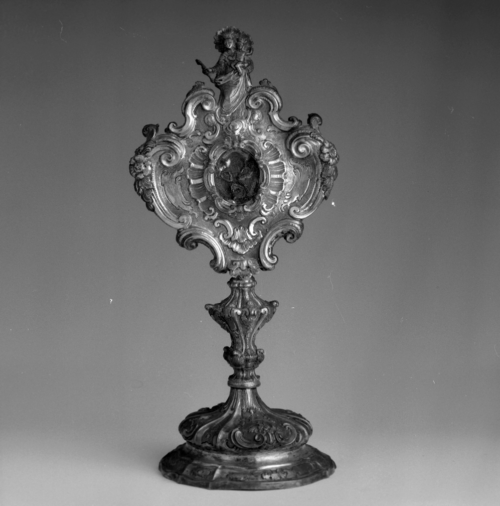 reliquiario - a tabella - ambito veneziano (fine/inizio secc. XVII/ XVIII)