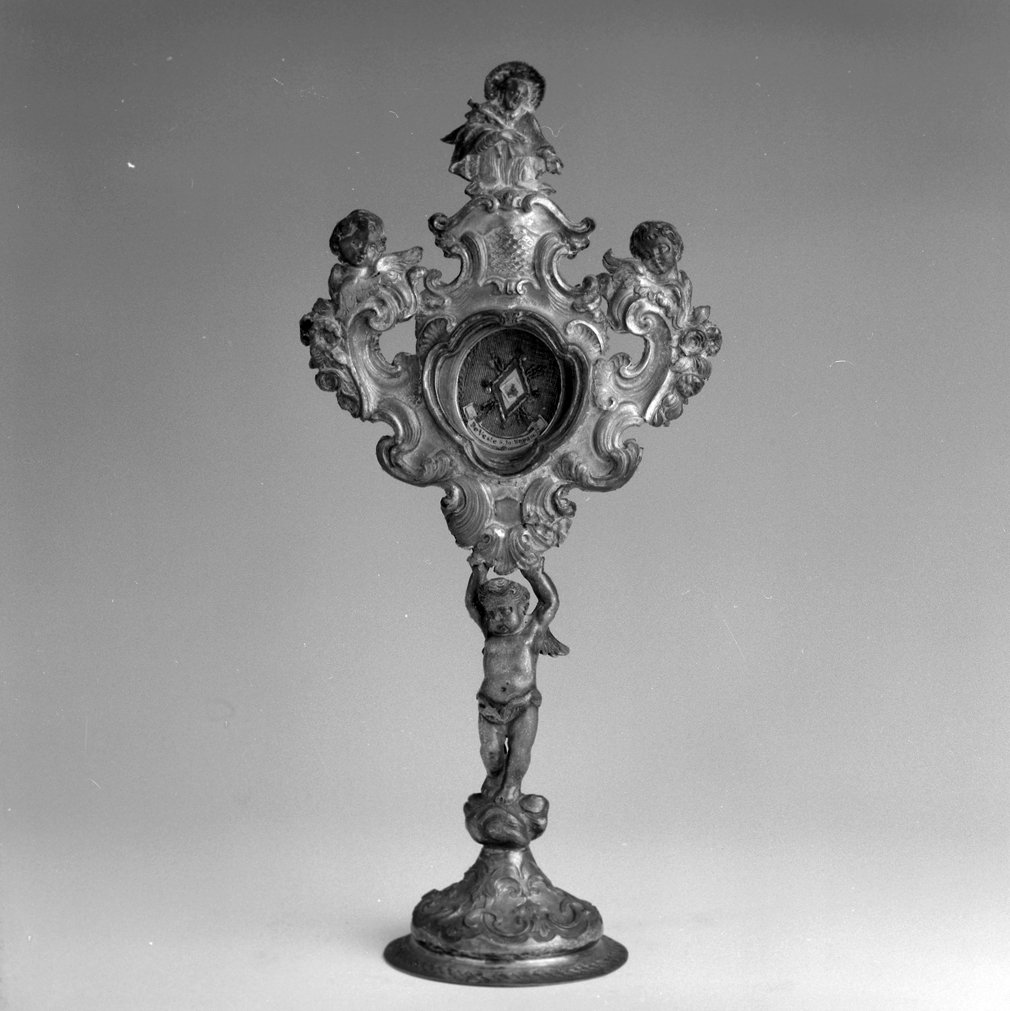 reliquiario - a tabella - ambito veneziano (fine/inizio secc. XVII/ XVIII)