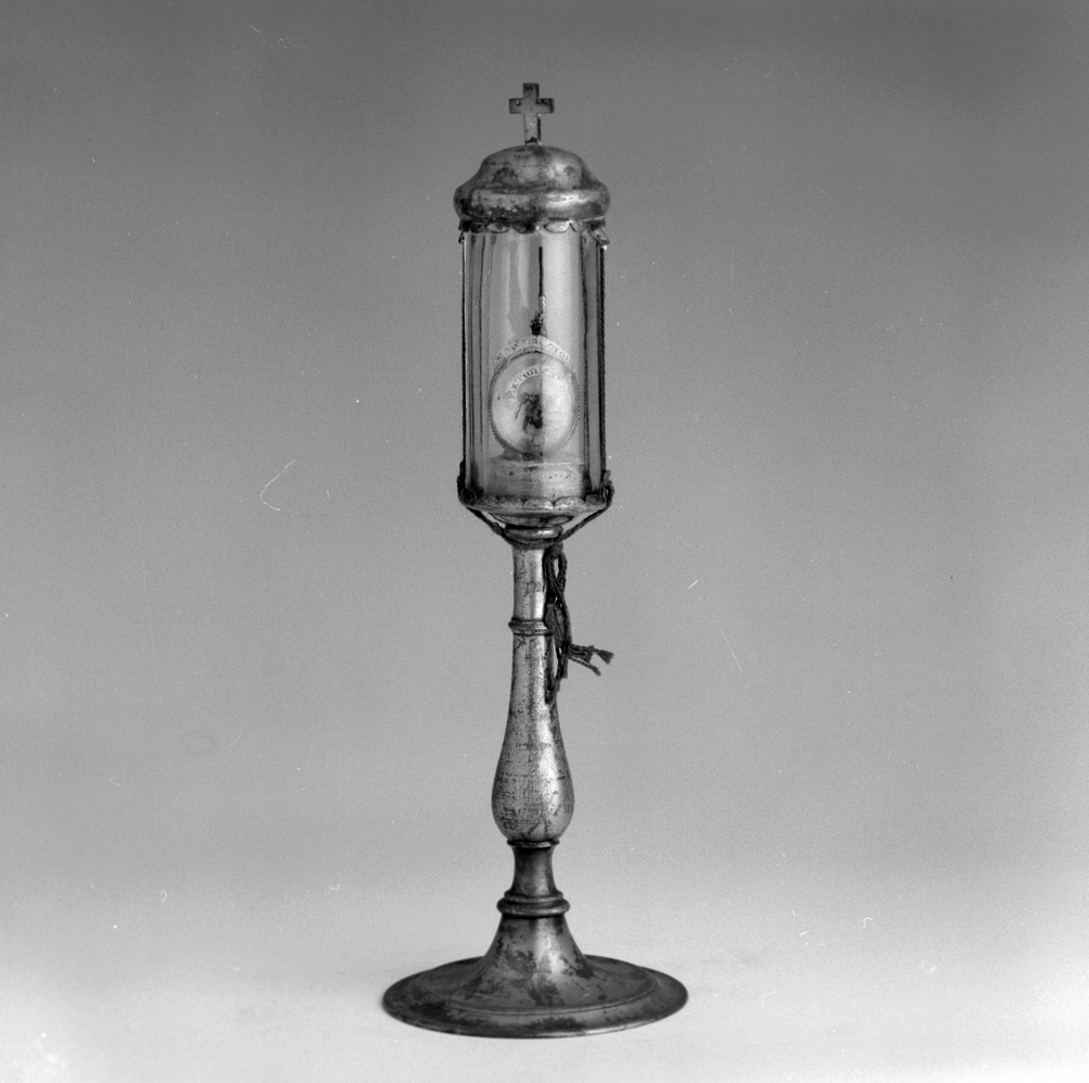 fiala di pellegrinaggio - ambito veneziano (sec. XIX)