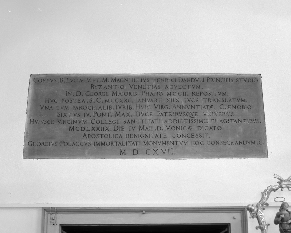 lapide - ambito veneziano (sec. XVII)