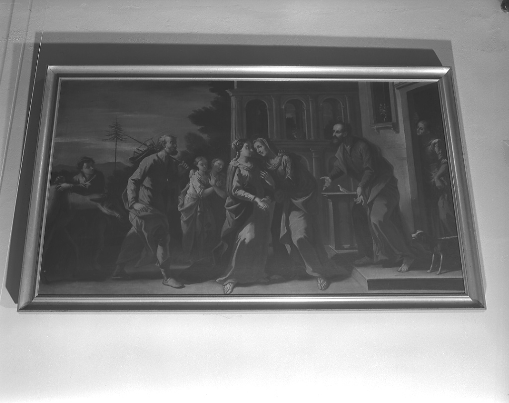 visitazione (dipinto) di Lazzarini Antonio (prima metà sec. XVIII)