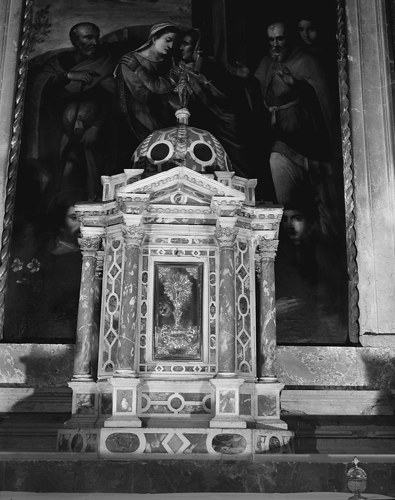 tabernacolo, insieme - bottega veneta (seconda metà sec. XVII)