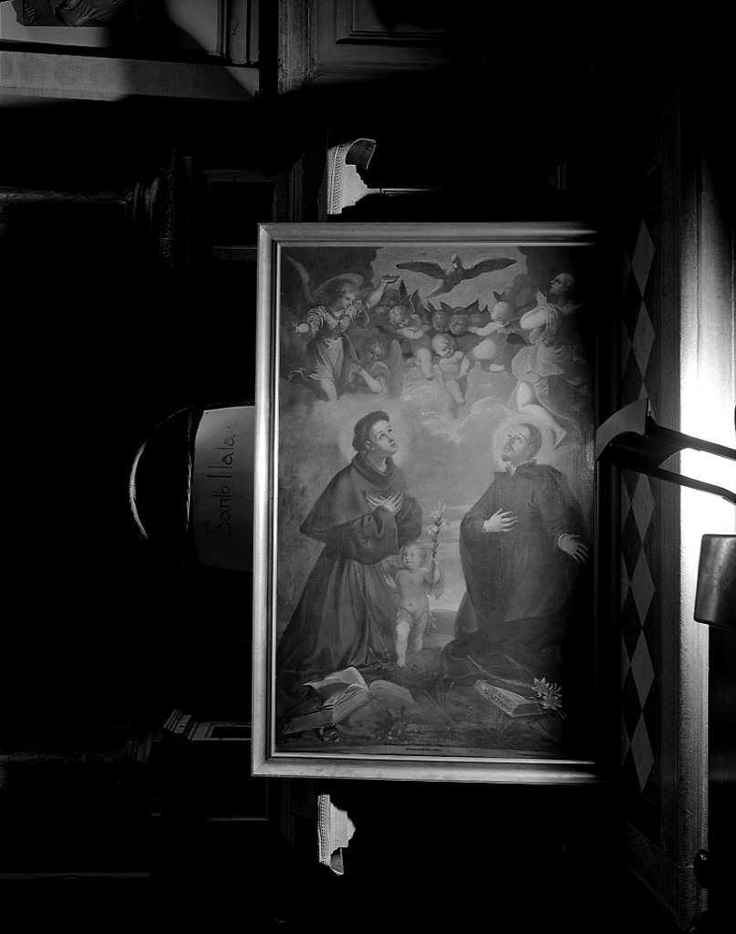 Sant'Antonio da Padova, San Gaetano da Thiene (dipinto) - ambito veneto (seconda metà sec. XVIII)