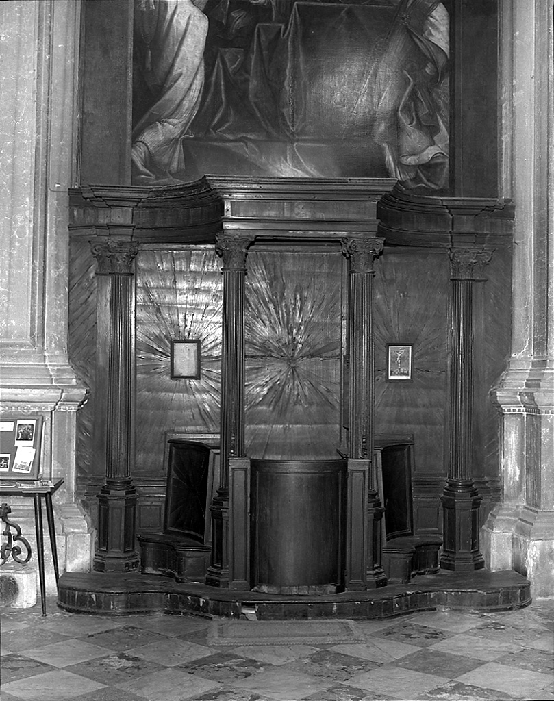 mascherone femminile (confessionale) - ambito veneto (seconda metà sec. XVIII)