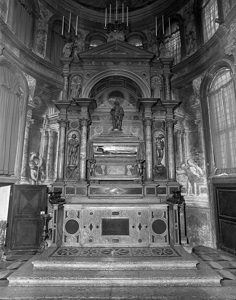 altare maggiore di Fantoni Venturino, Mosca Giovanni Maria, Bartolomeo Bergamasco (sec. XVI)