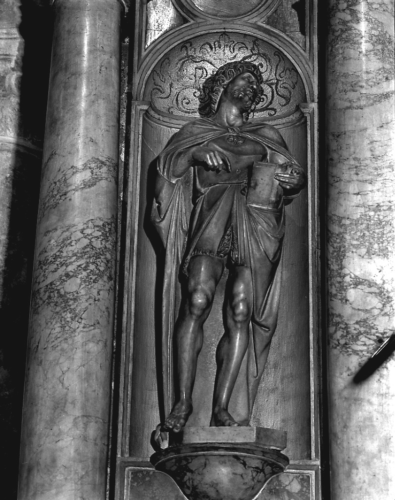 San Giovanni Battista (statua, elemento d'insieme) di Mosca Giovanni Maria (sec. XVI)