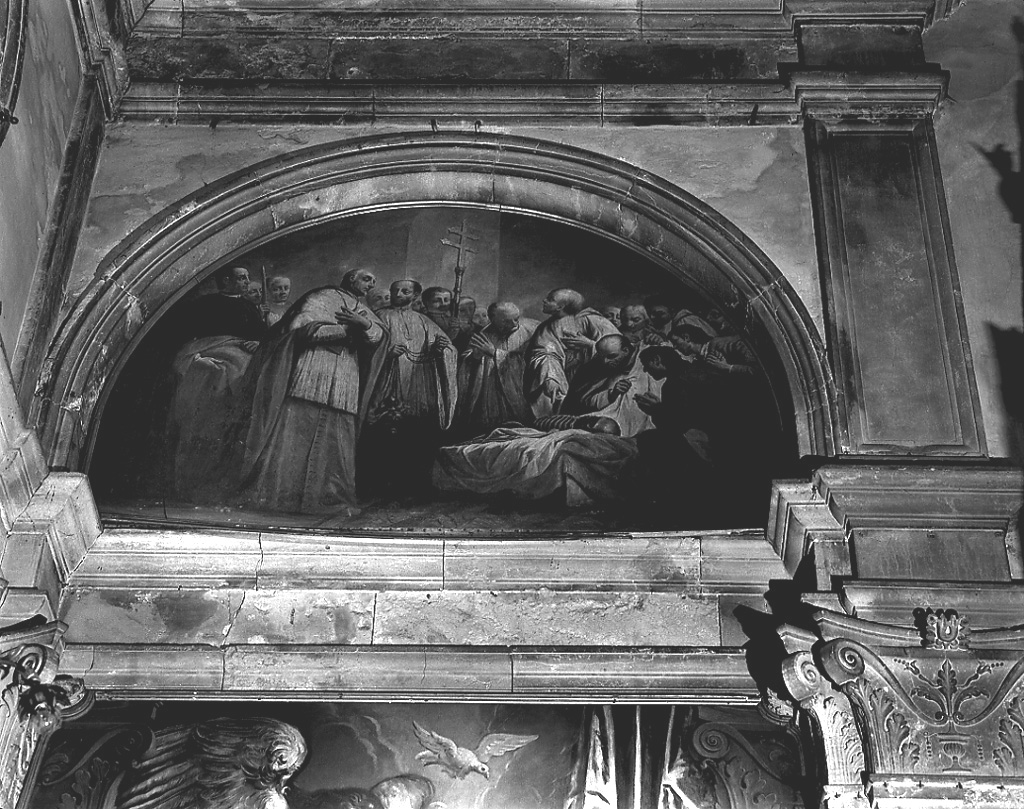 ricognizione del corpo di San Rocco (dipinto, serie) di Angeli Giuseppe (sec. XVIII)