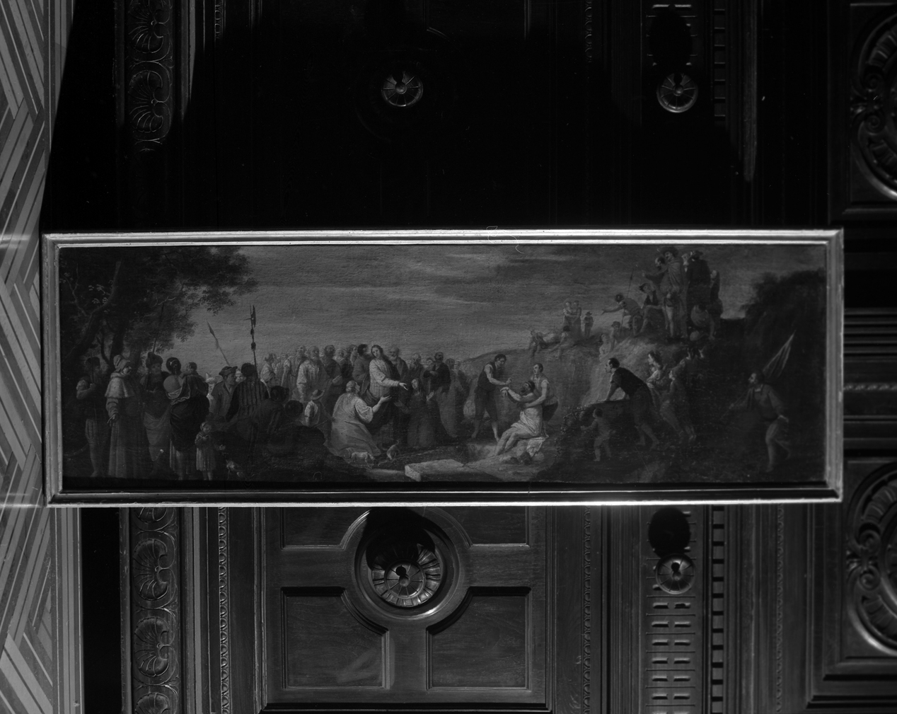 resurrezione di Lazzaro (dipinto) di Faccioli Giovanni (seconda metà sec. XVIII)