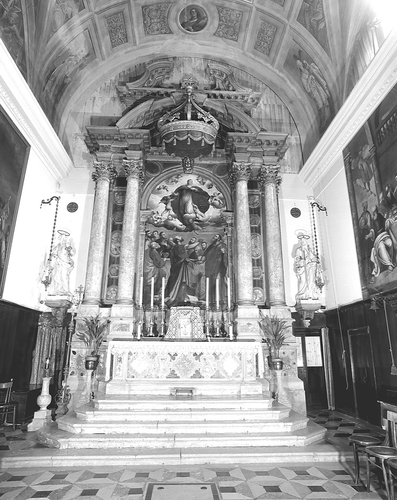 altare maggiore, insieme - ambito veneto (sec. XVII)