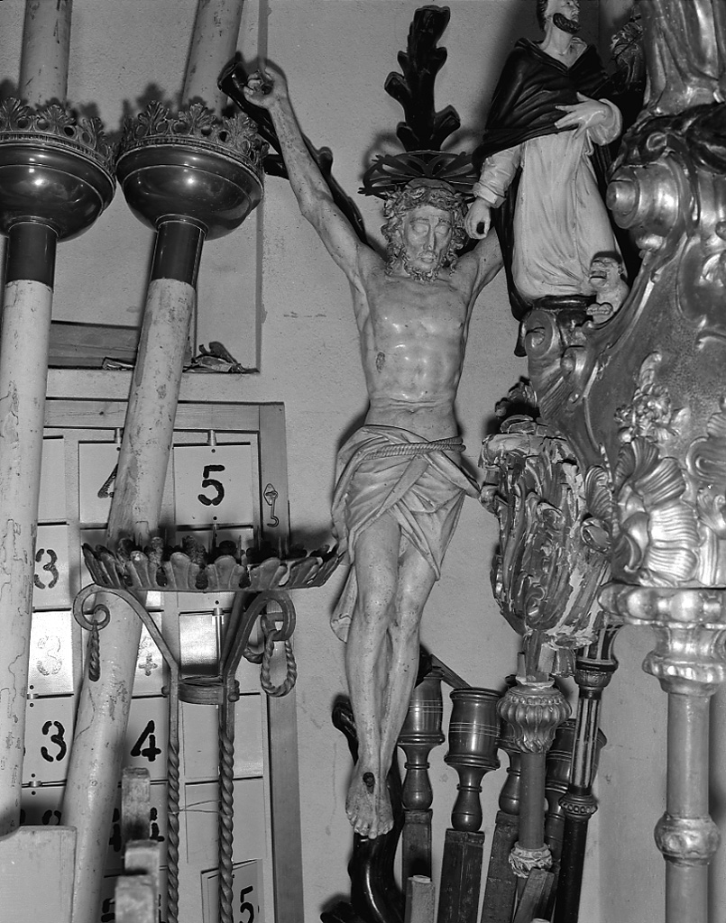 crocifissione di Cristo (emblema di confraternita) - ambito veneto (sec. XIX)