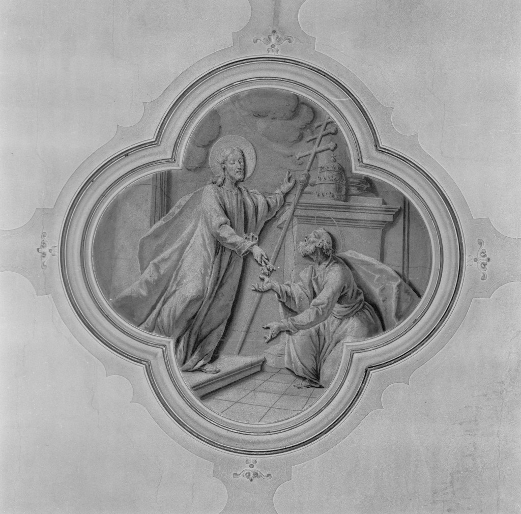 storie della vita di San Pietro (dipinto) di Mengardi Giovanni Battista (sec. XVIII)