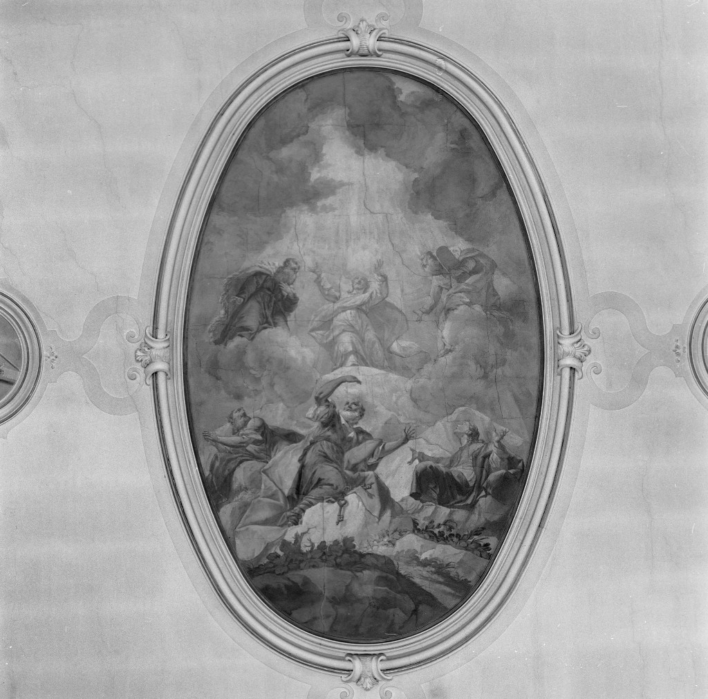 Trasfigurazione di Cristo sul Monte Tabor (dipinto) di Mengardi Giovanni Battista (sec. XVIII)