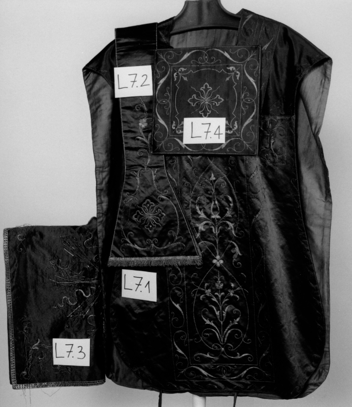 velo di calice, elemento d'insieme - manifattura veneta (prima metà sec. XX)