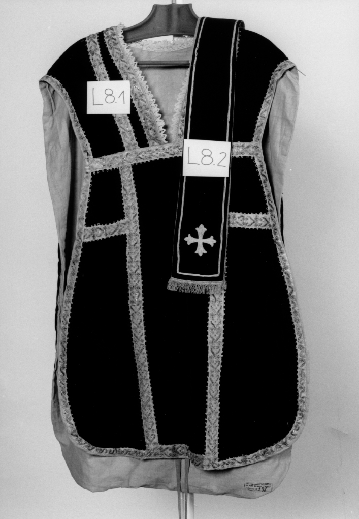 paramento liturgico, insieme - manifattura veneta (prima metà sec. XX)