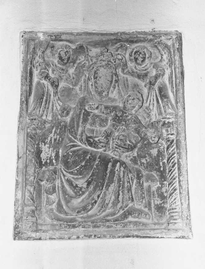 Madonna in trono con Bambino (rilievo) - ambito veneto (seconda metà sec. XV)