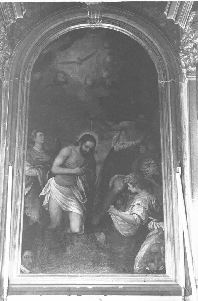 battesimo di Cristo (dipinto) di Benfatto Alvise detto Alvise del Friso (inizio sec. XVII)