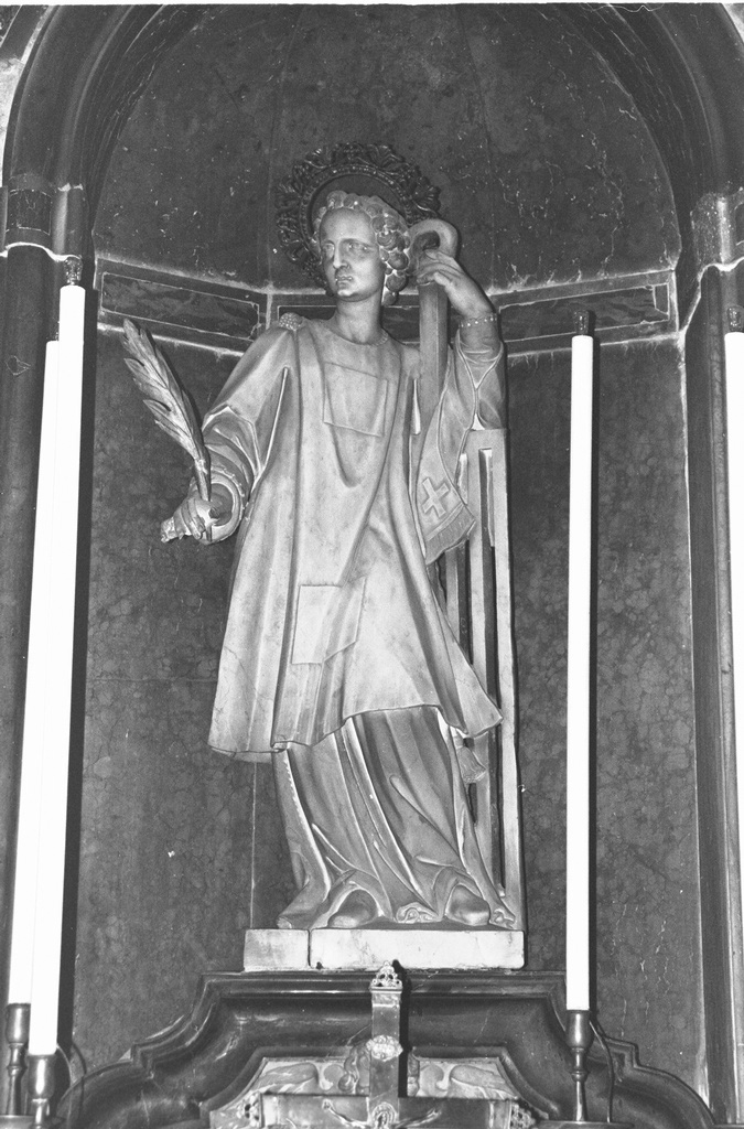 San Lorenzo (scultura, elemento d'insieme) - ambito veneto (prima metà sec. XVIII)