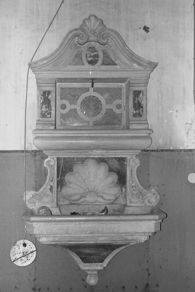 lavabo - ambito veneto (seconda metà sec. XVII)