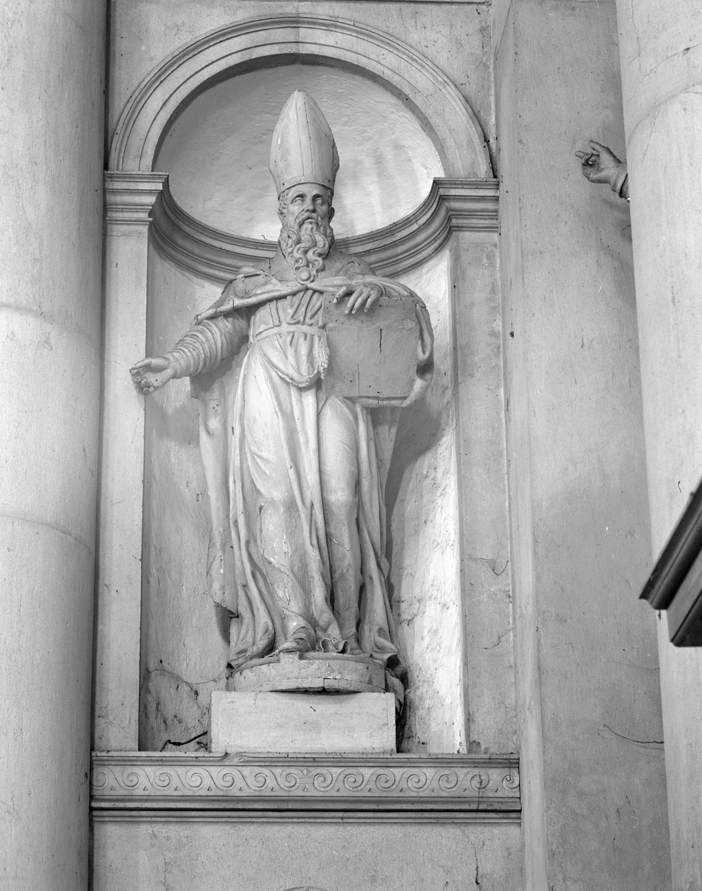quattro Dottori della Chiesa (statua, serie) di Florio Giovanni Battista detto Rocchetto (sec. XVII)