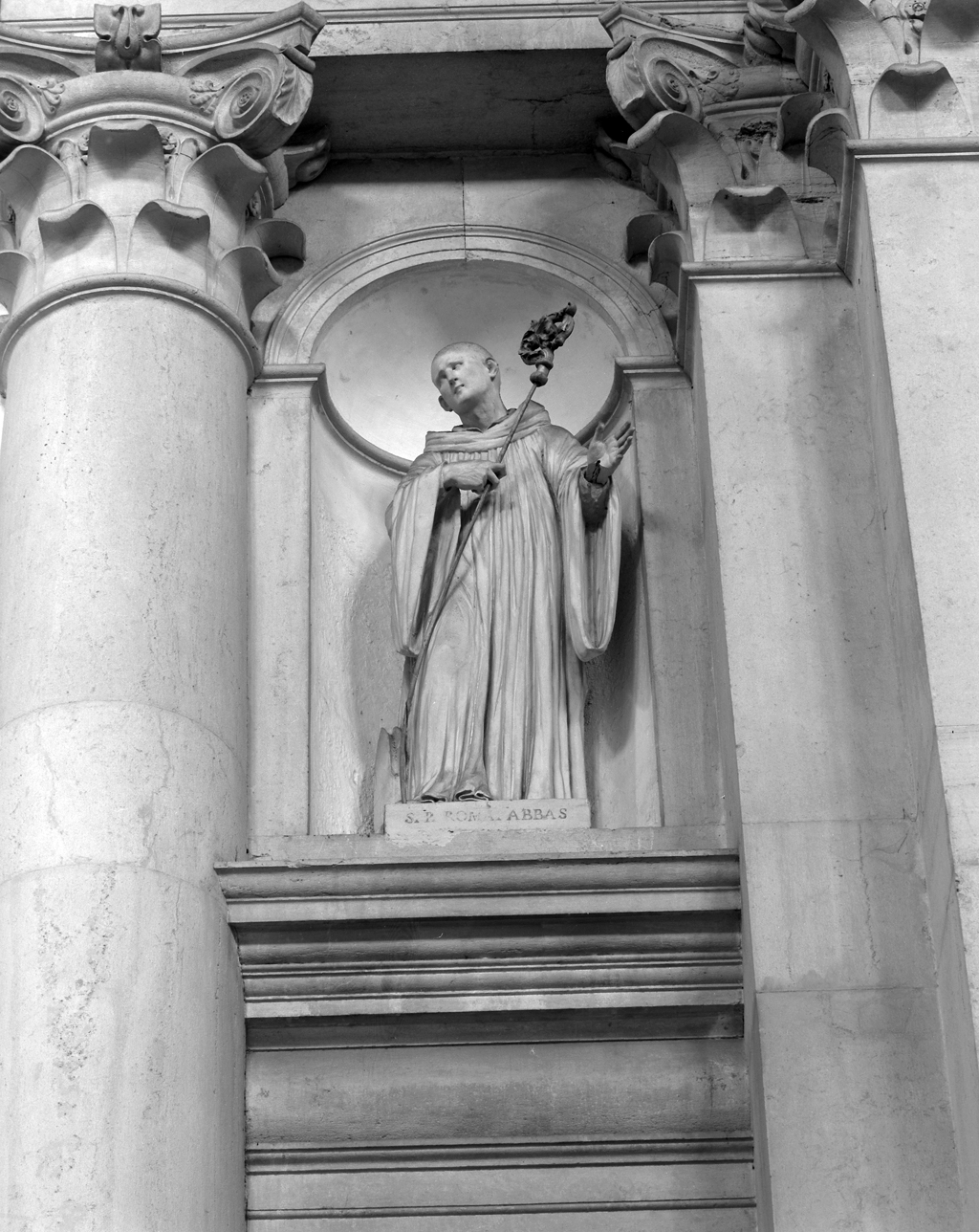 S. P. Roma. Abbas (statua) - ambito veneto (primo quarto sec. XVII)