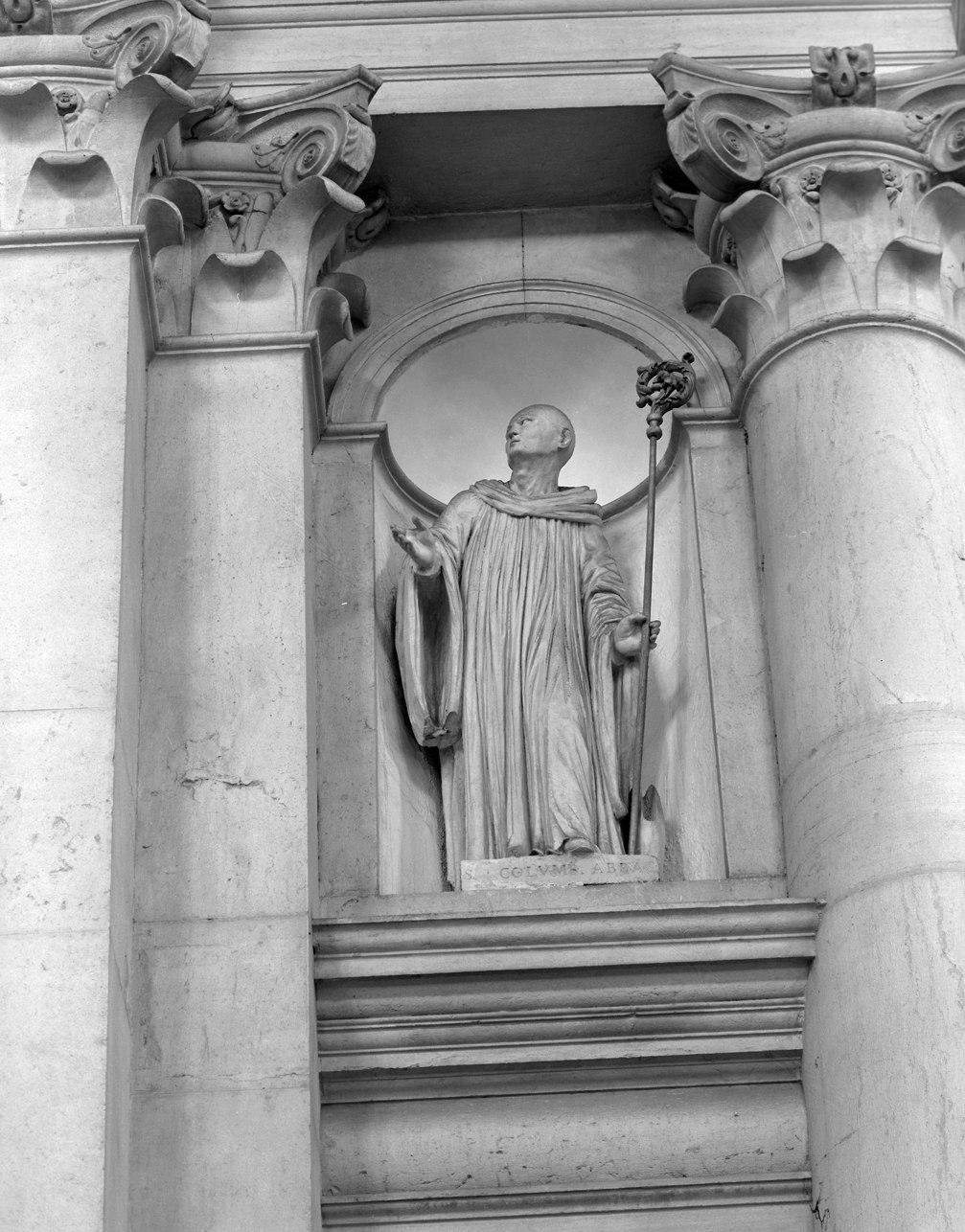 San Colombano (statua) - ambito veneto (primo quarto sec. XVII)