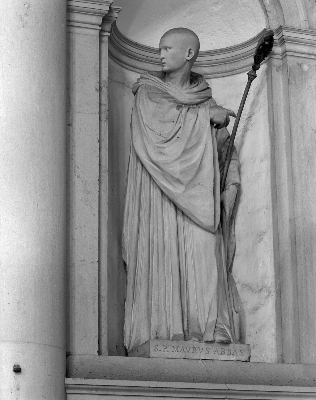 San Mauro (statua) - ambito veneto (primo quarto sec. XVII)