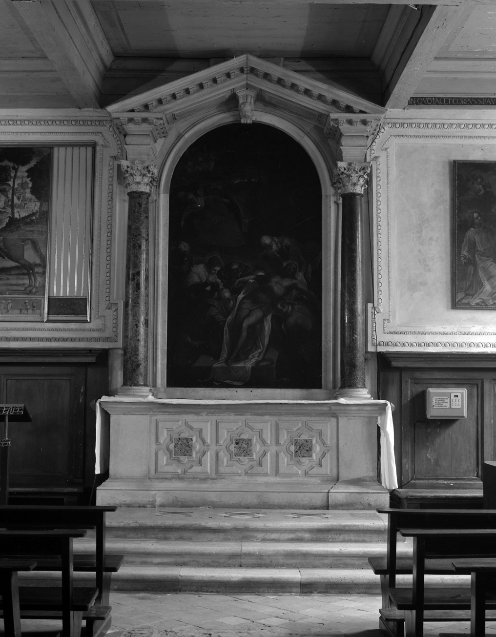 altare - ambito veneto (ultimo quarto sec. XVI)