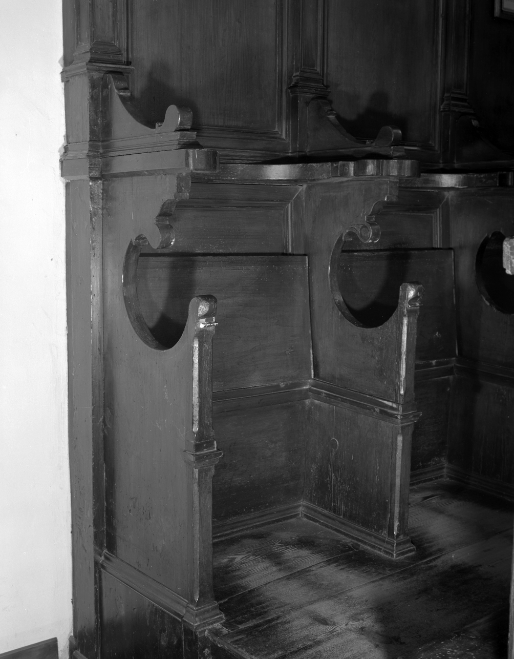 stalli del coro, serie - ambito veneto (ultimo quarto sec. XV)