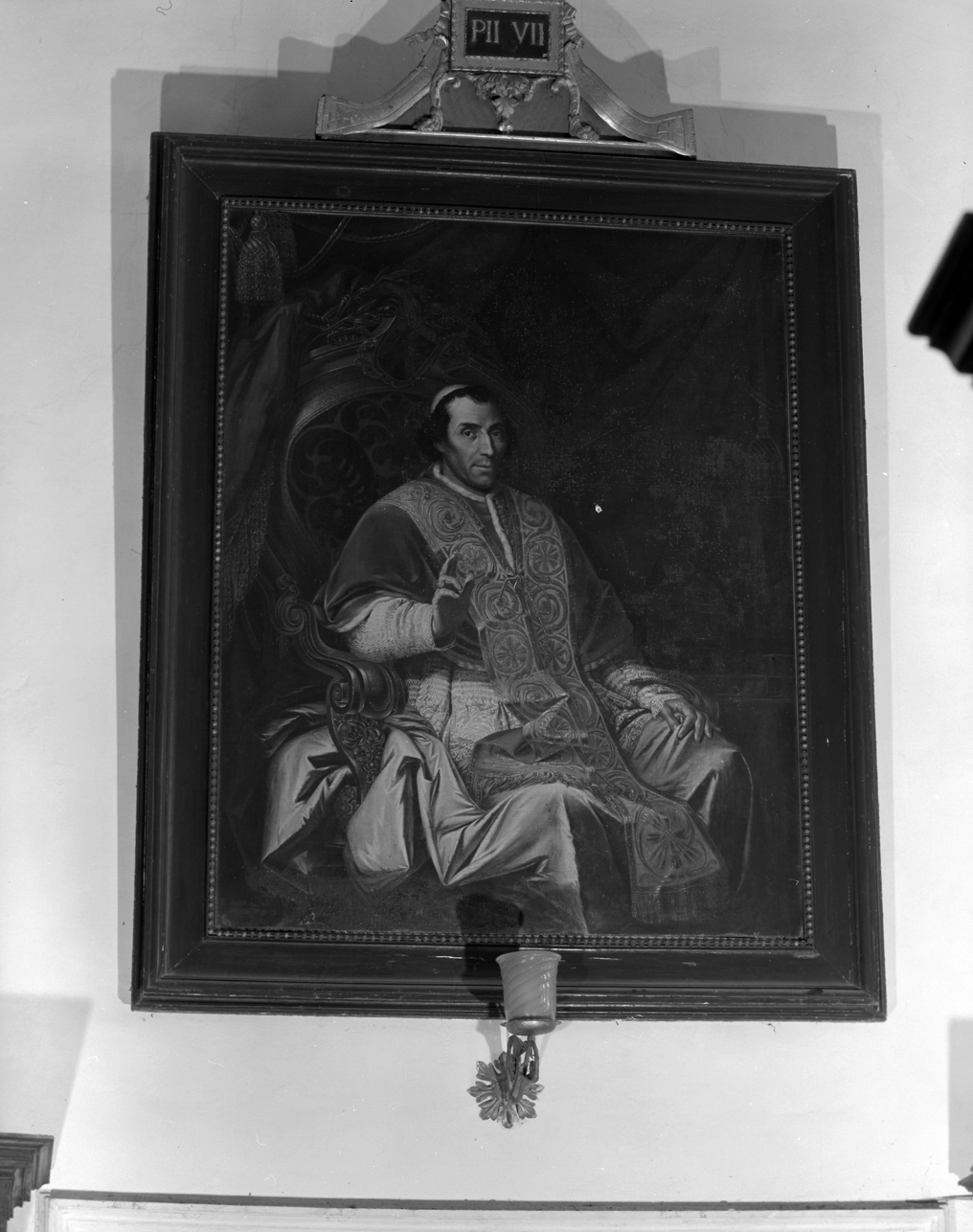 papa Pio VII (dipinto) di Camuccini Vincenzo (primo quarto sec. XIX)
