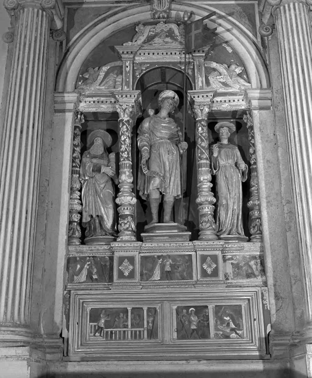 scultura, elemento d'insieme di Campsa Paolo (inizio sec. XVII)