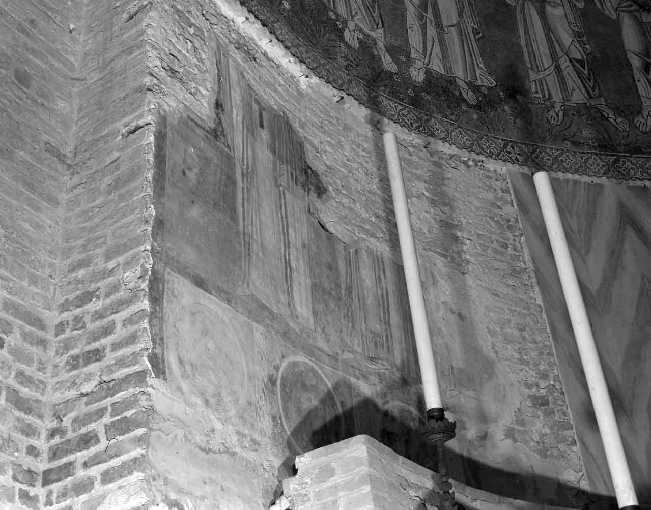 dipinto, frammento - ambito greco (fine sec. X)