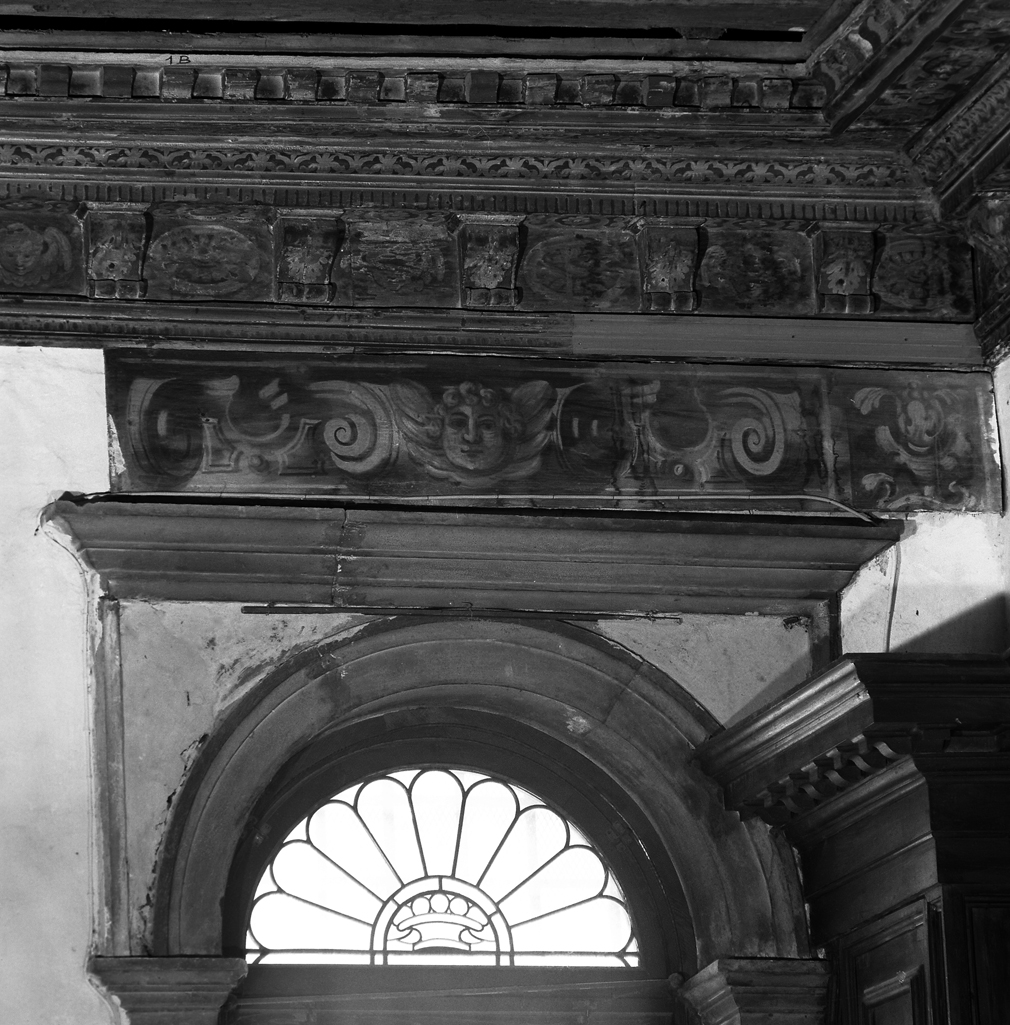 motivo decorativo a volute (decorazione plastica, serie) - ambito veneziano (sec. XVI)