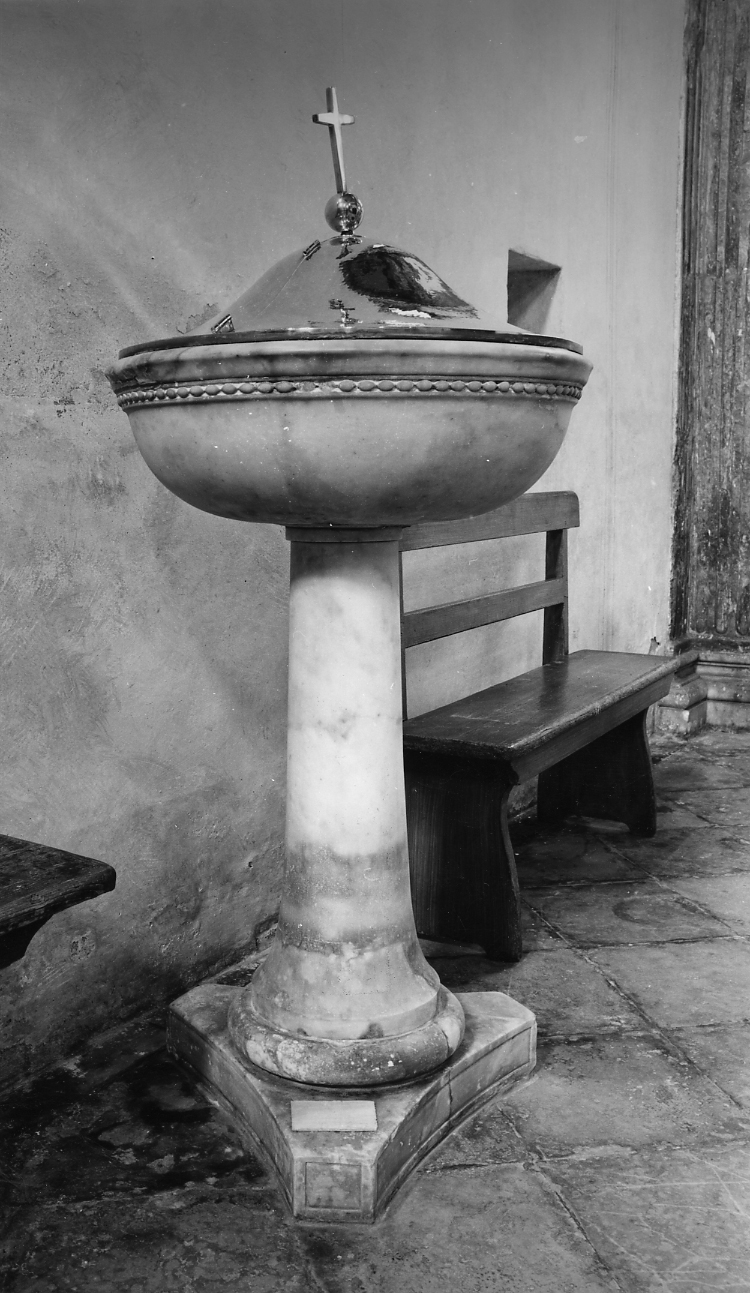 fonte battesimale - ambito veneto (sec. XX)