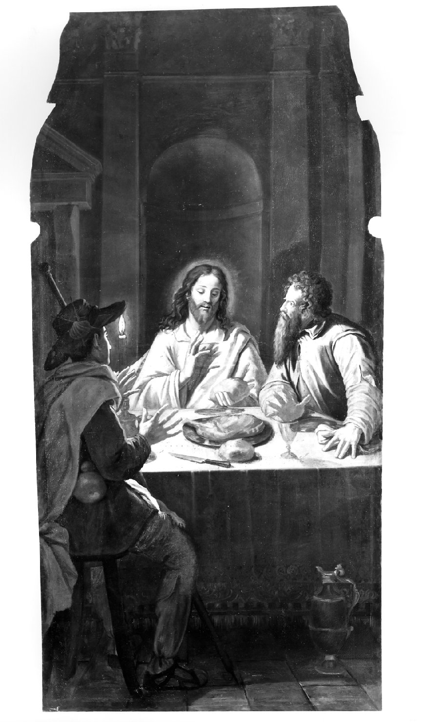 cena in Emmaus (dipinto) - bottega veneta (metà sec. XVII)