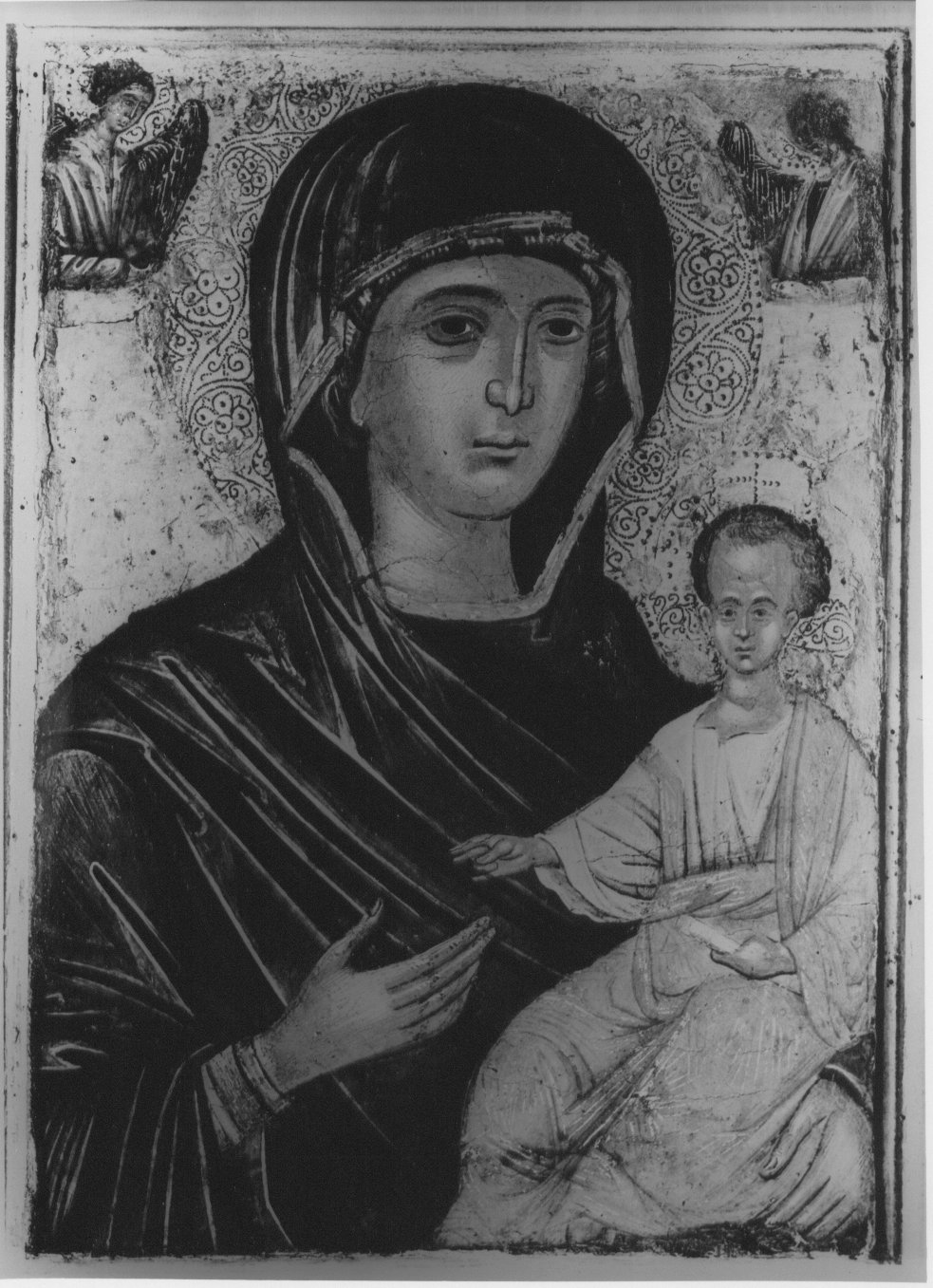 Madonna con Bambino (dipinto) - ambito veneto-cretese (metà sec. XVII)