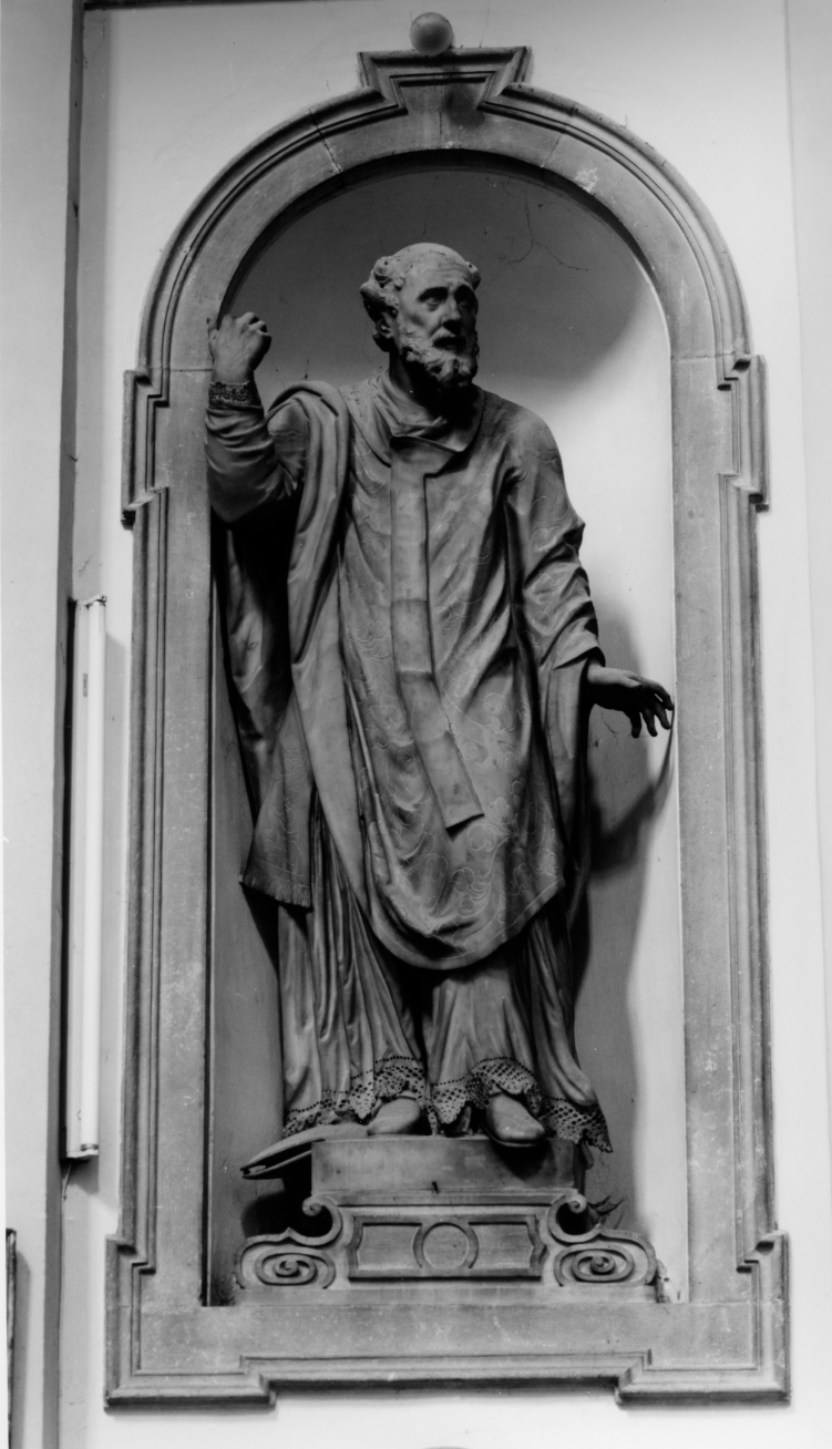 Dottore della Chiesa (statua) di Bernardi Giuseppe detto Giuseppe Torretti (sec. XVIII)