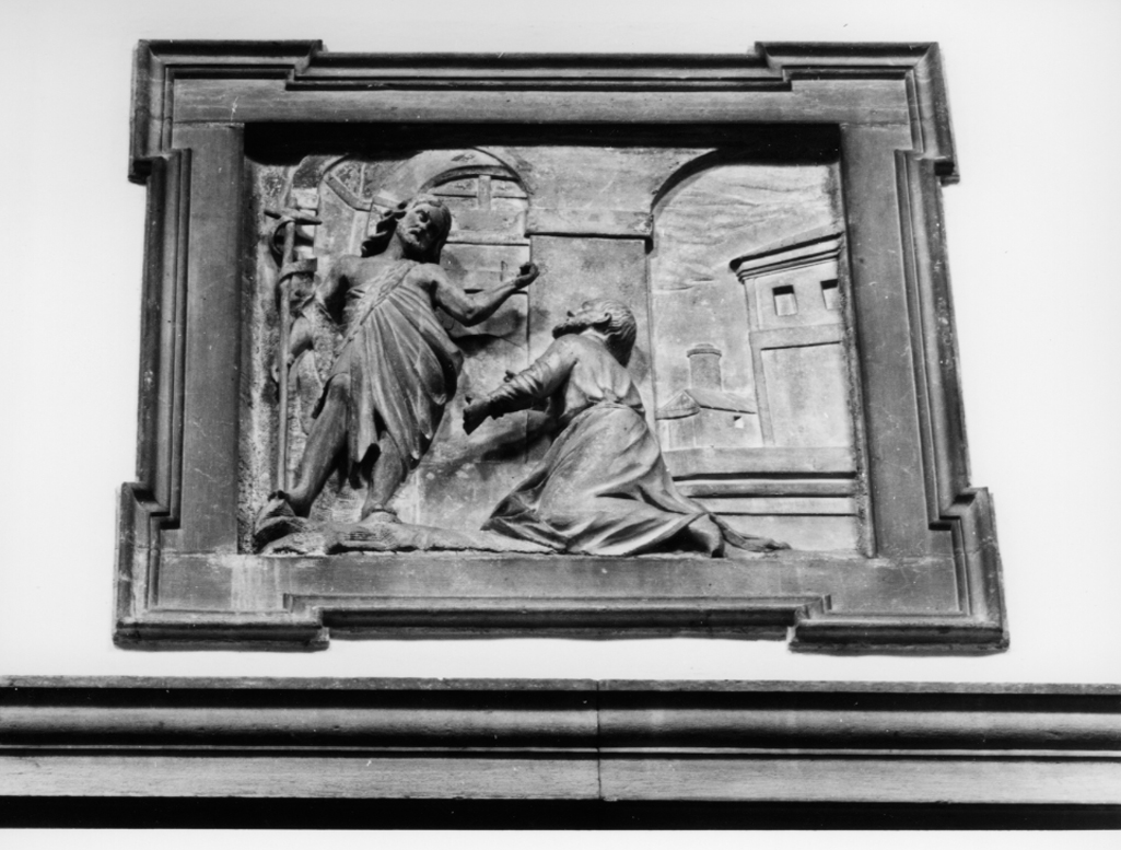 San Filippo Neri (rilievo) - ambito veneziano (sec. XVIII)