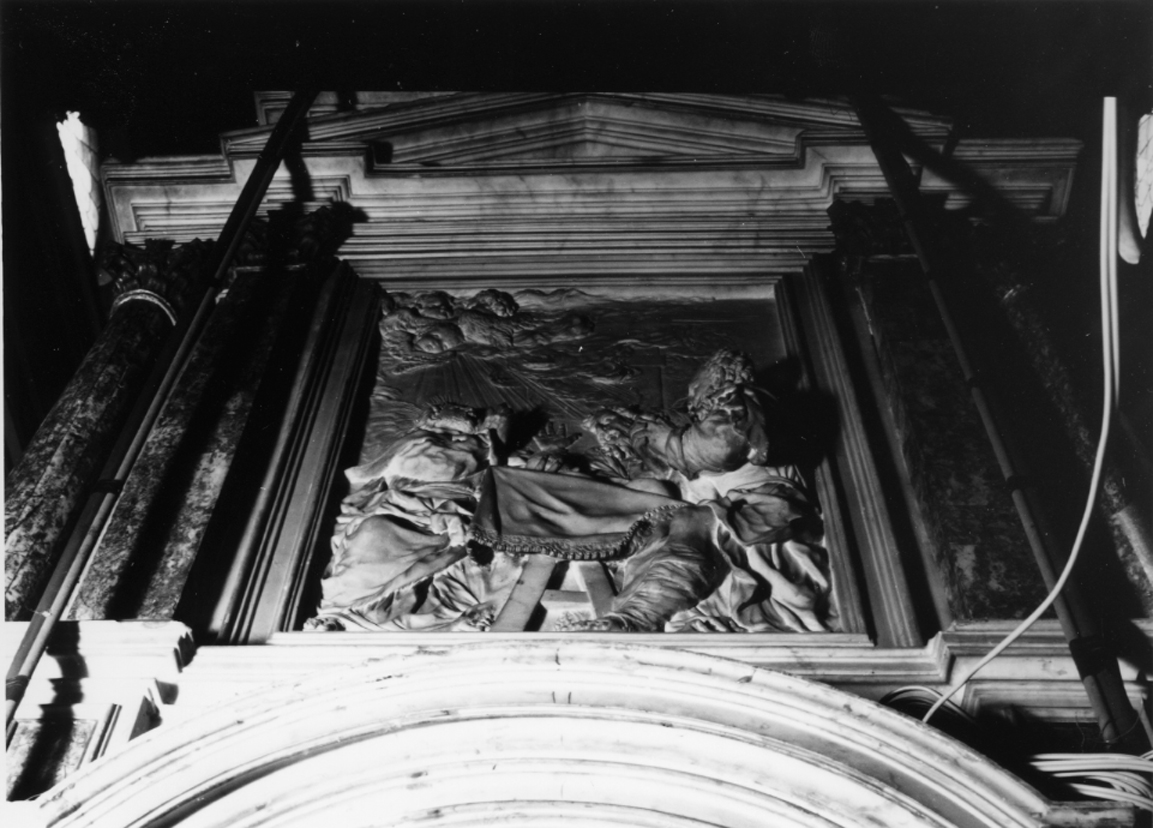 cena in Emmaus (rilievo, elemento d'insieme) di Massari Giorgio (sec. XVIII)