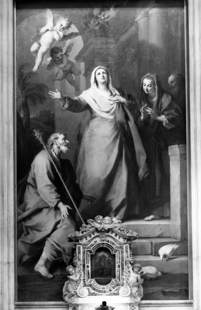 visitazione (dipinto) di Amigoni Jacopo (sec. XVIII)