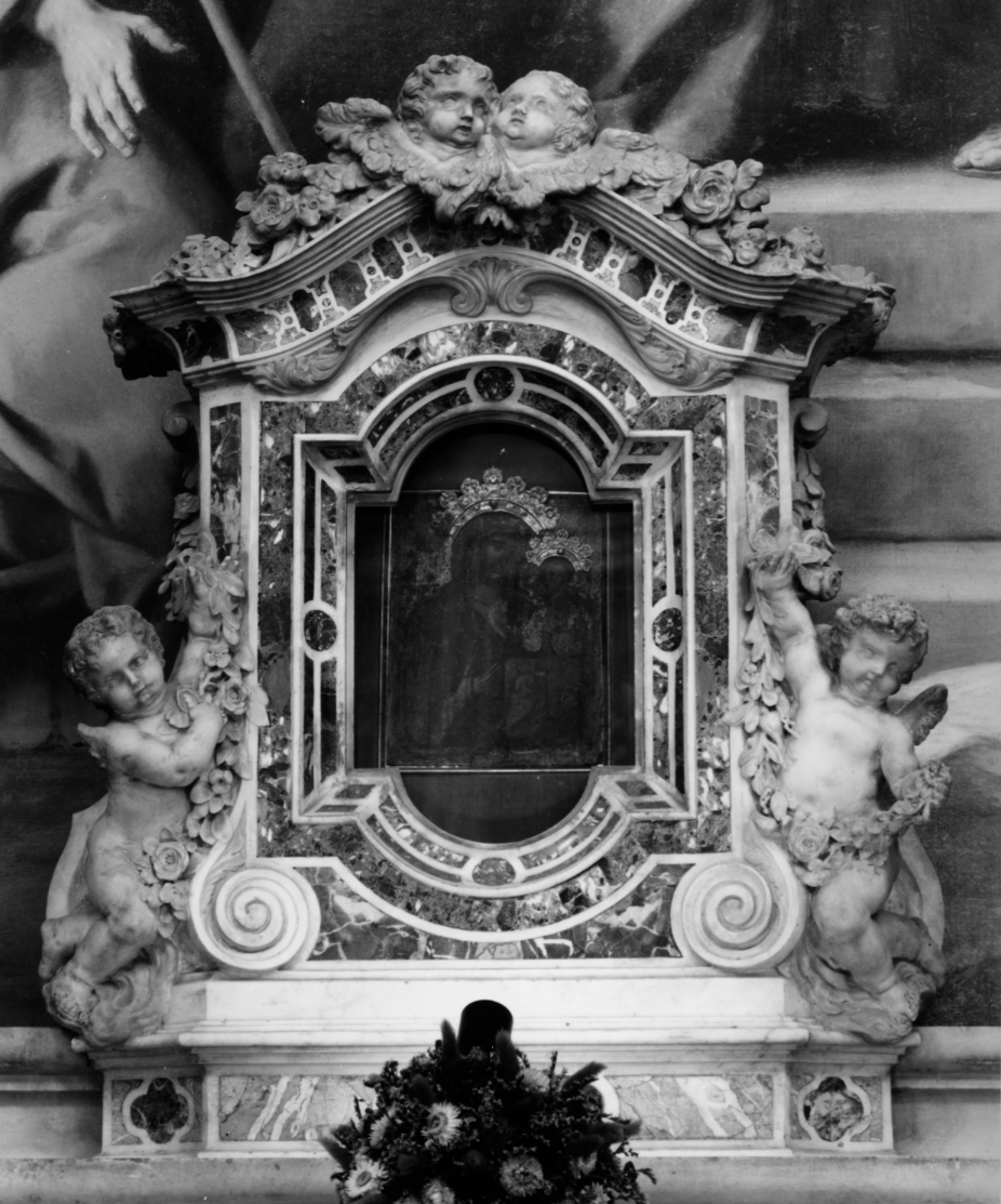 tabernacolo - a frontale architettonico - bottega veneta (secc. XVII/ XVIII)