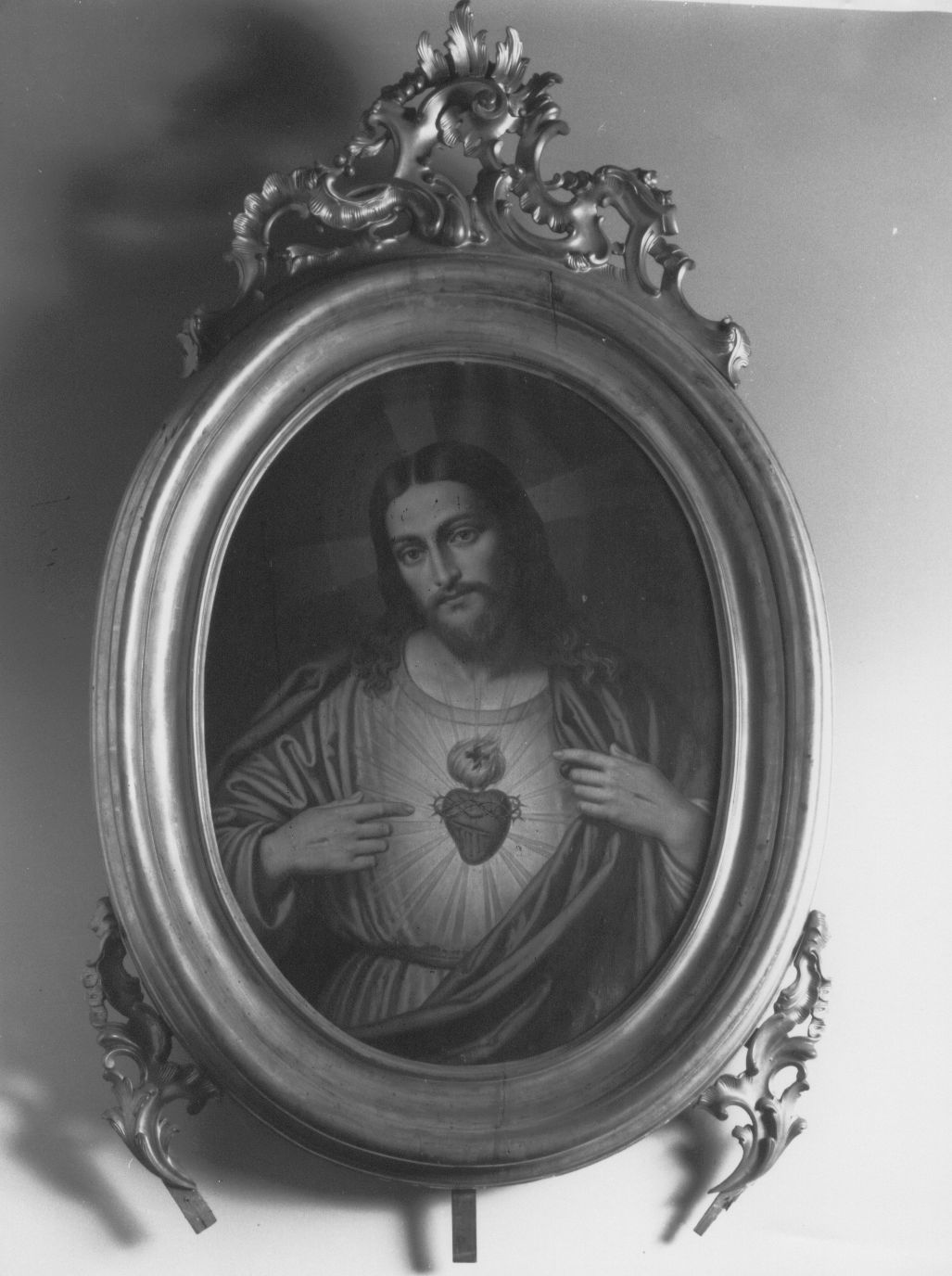 Sacro Cuore (dipinto) di Squarcina Giovanni (sec. XIX)