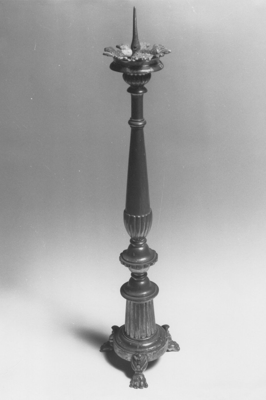 candeliere - ambito veneto (prima metà sec. XIX)
