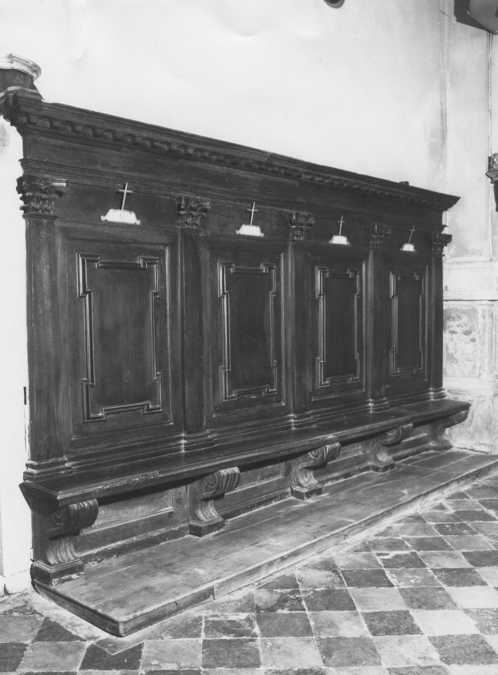 dossale - ambito veneto (sec. XVIII)