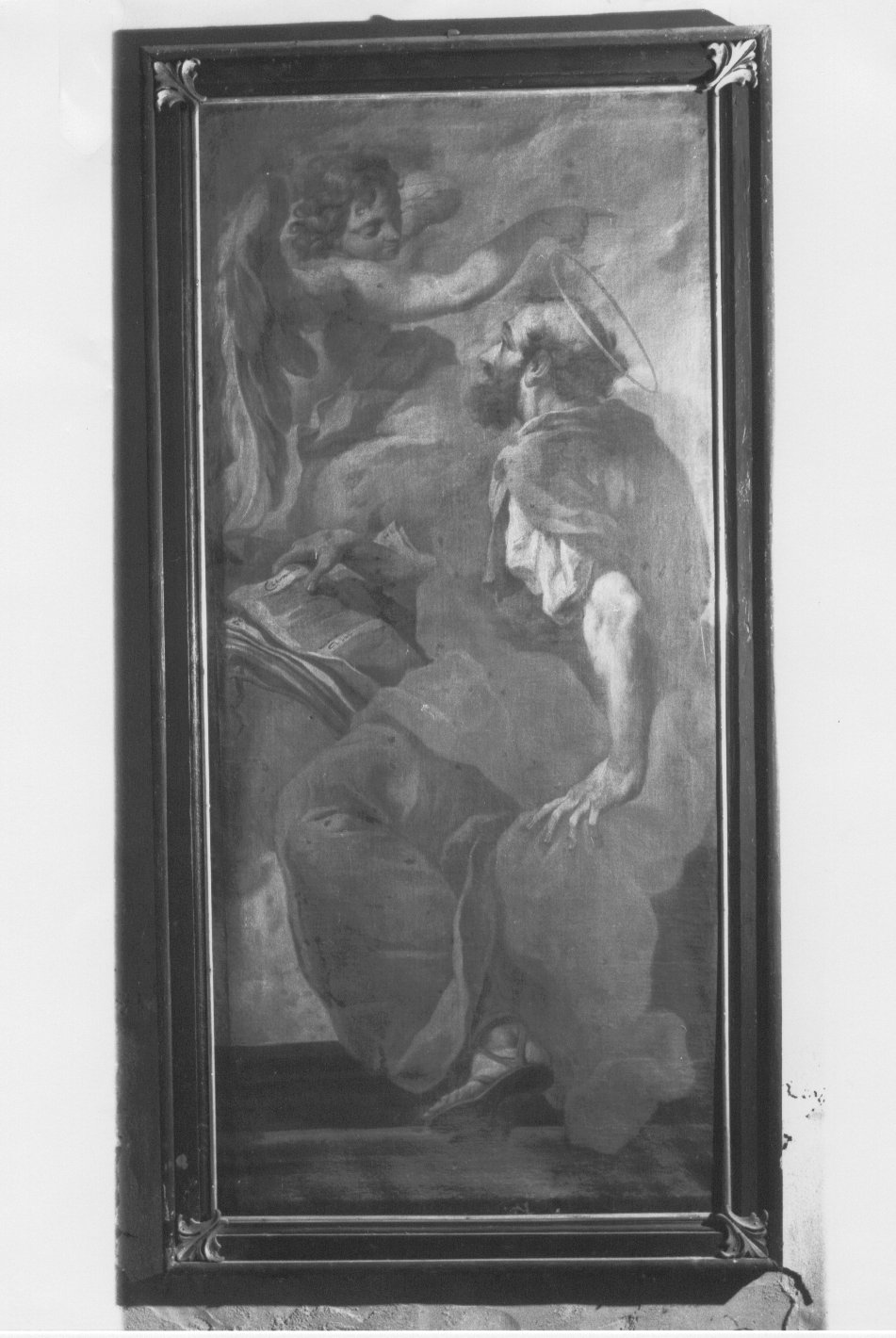 San Matteo Evangelista (dipinto) di Pittoni Giovanni Battista (attribuito) (inizio sec. XVIII, sec. XIX)