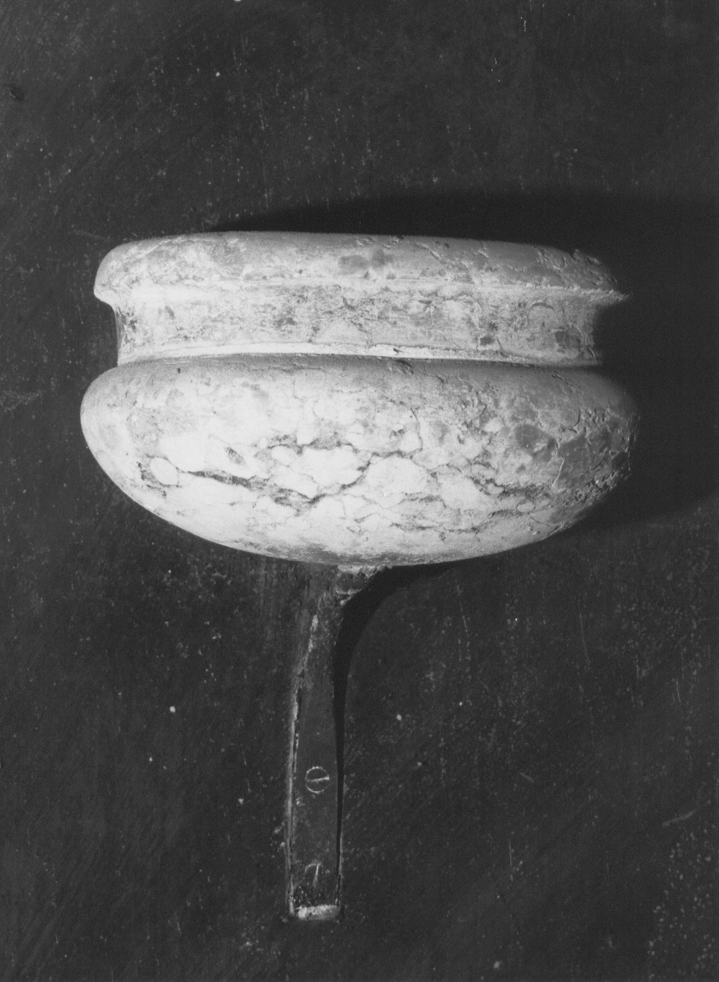 acquasantiera da parete - ambito veneto (sec. XIX, sec. XIX)